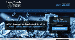 Desktop Screenshot of longbeachice.com